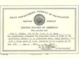 (4) 5-1-42 Submarine Training Certificate #2