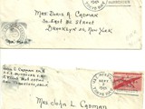 (52) 9-2-45 Surrender Missouri Posted Envelopes
