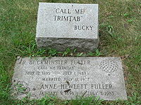 Buckminster Fuller's gravestone