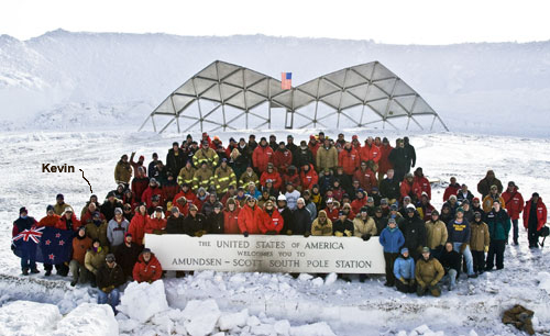 Summer Staff In Front of Deconstructed Dome