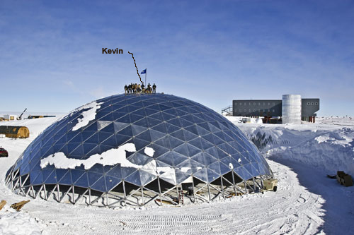 Dome and Crew Before Deconstruction